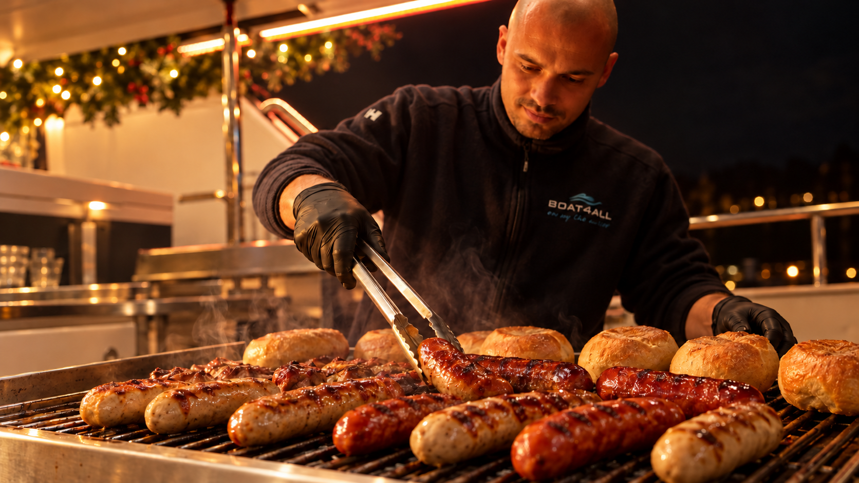 Grill mit Grillmeister